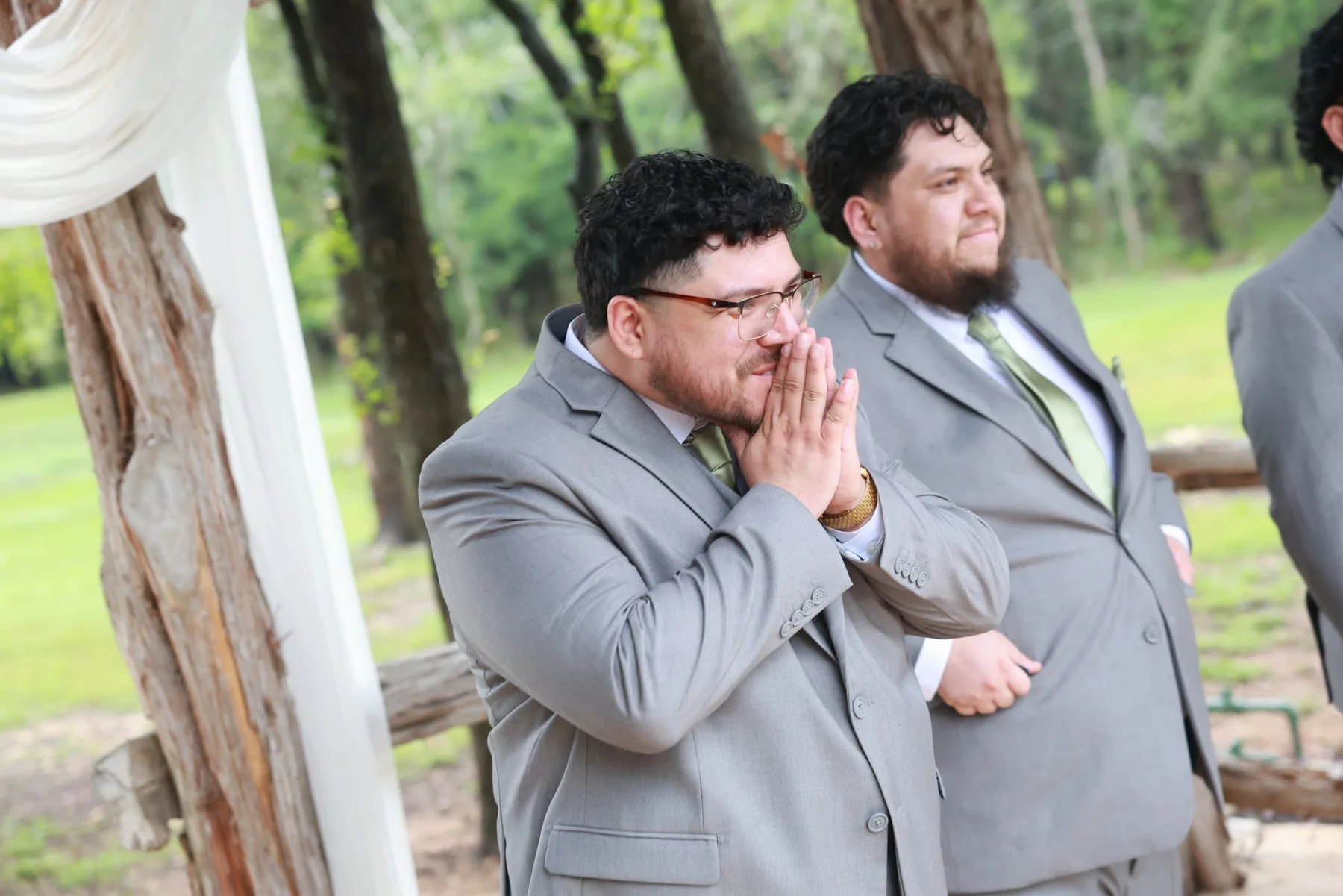 Wedding couple celebrating at their reception with music by DJ Lady T